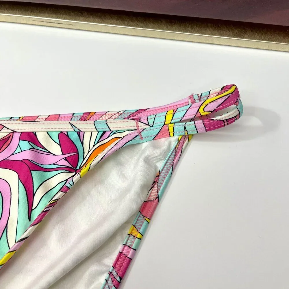 Kate Spade High Leg Bikini Bottom in Anemone Floral Size  XL